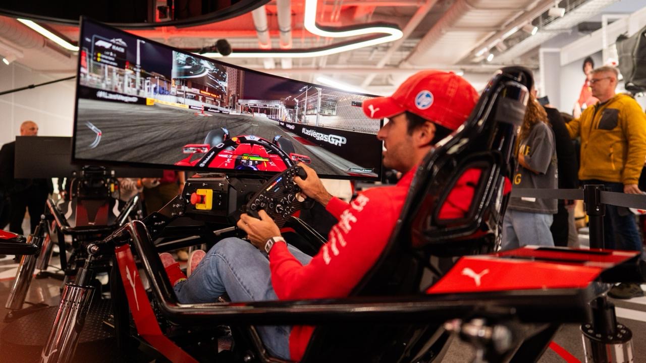 Carlos Sainz in Las Vegas