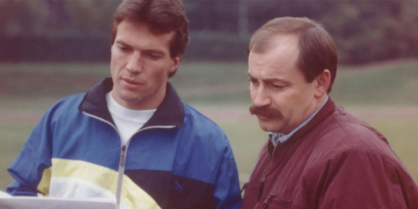 Helmut Fischer and Lothar Matthäus