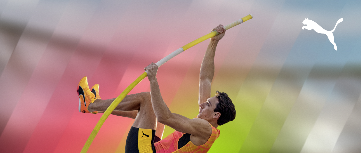 Mondo Duplantis jumping 