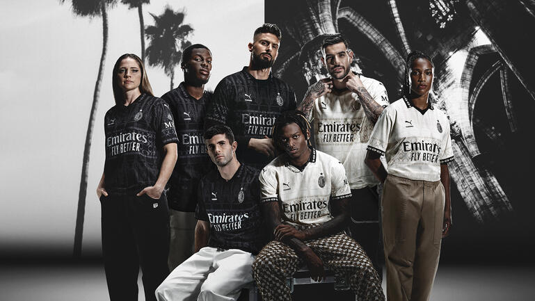 PUMA & AC MILAN REVEAL STYLISH NEW FOURTH KIT IN COLLABORATION