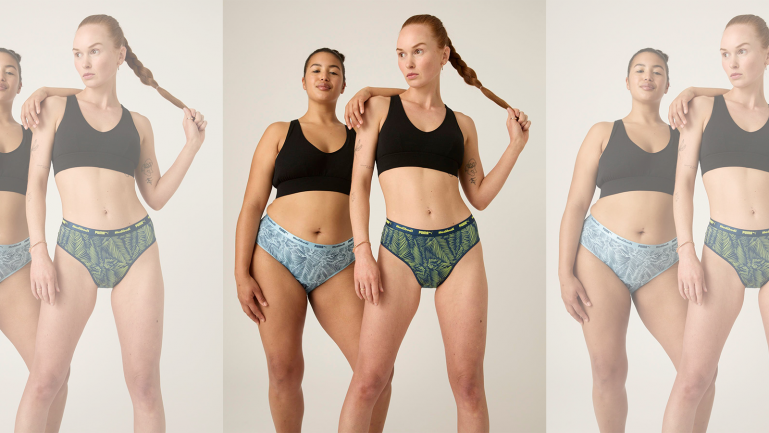 Period underwear made for movement. Introducing the latest PUMA x