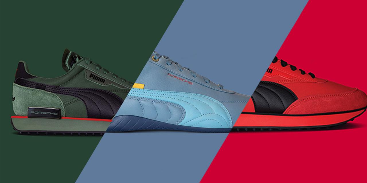 Icons of Fast PUMA and Porsche unveil a collection of shoes