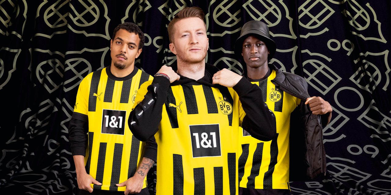 DIFFERENT FROM DAY ONE. INTRODUCING THE NEW PUMA BORUSSIA DORTMUND HOME JERSEY PUMA