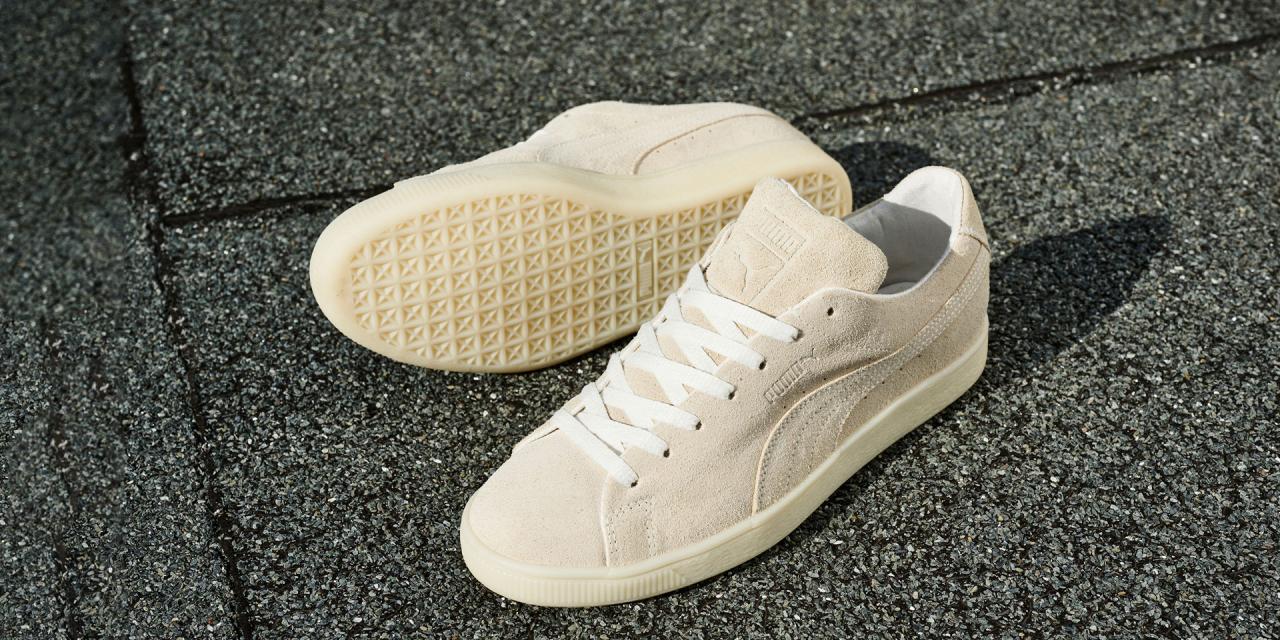 Puma suede shop birch white