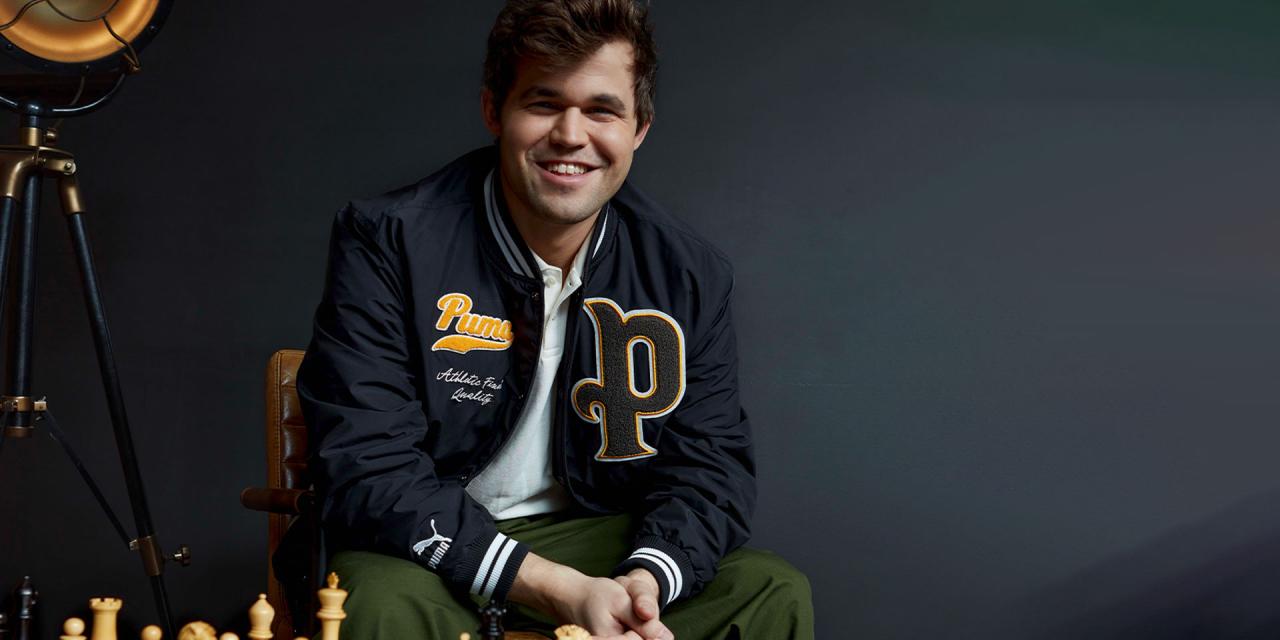 PUMA faz parceria com o campeão mundial de xadrez Magnus Carlsen e