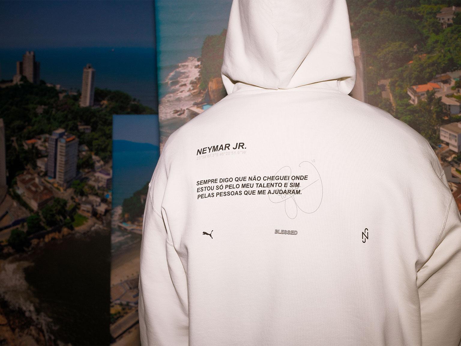 Neymar off cheap white hoodie