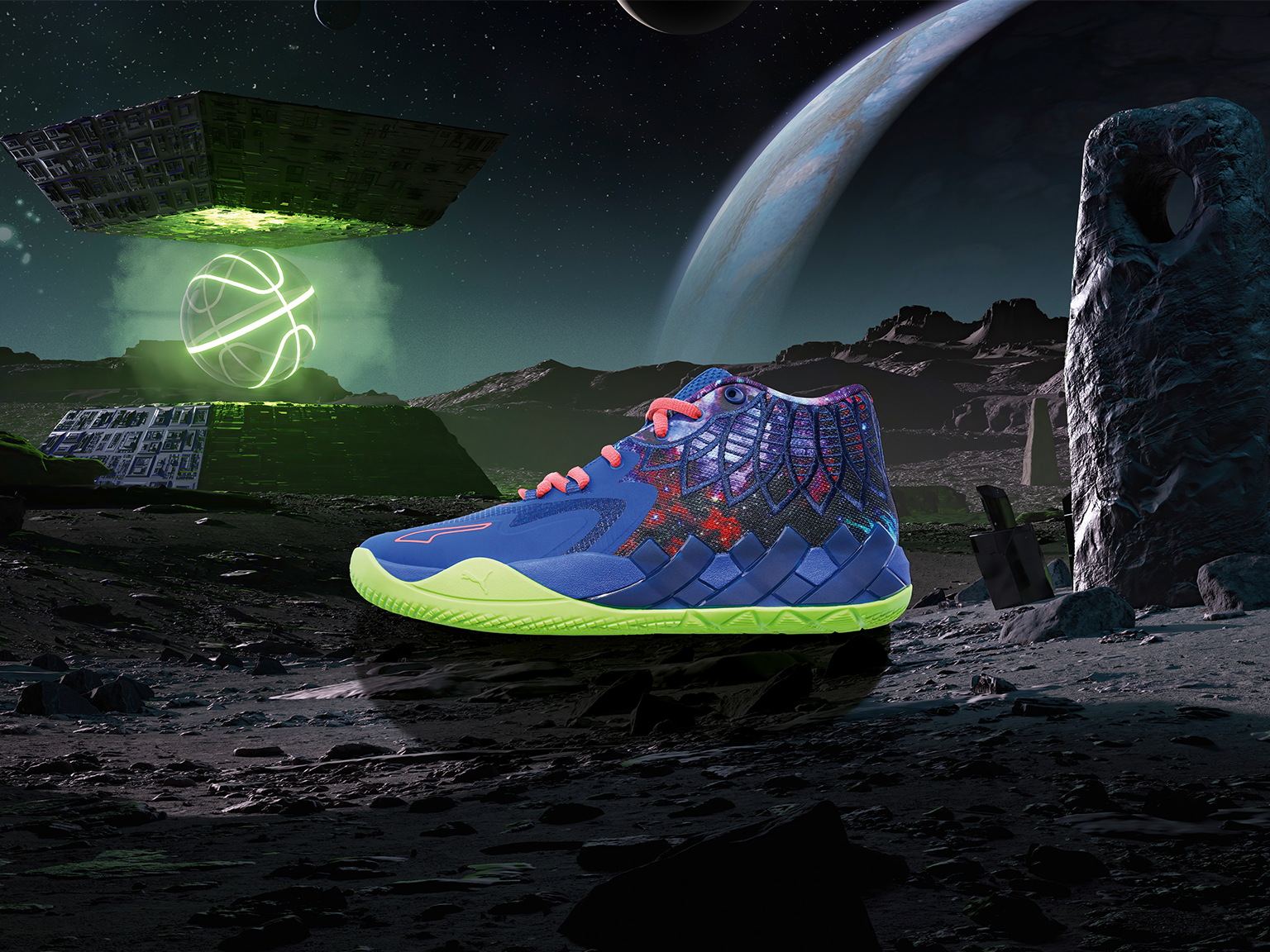 Puma high quality lamelo ball galaxy shoes