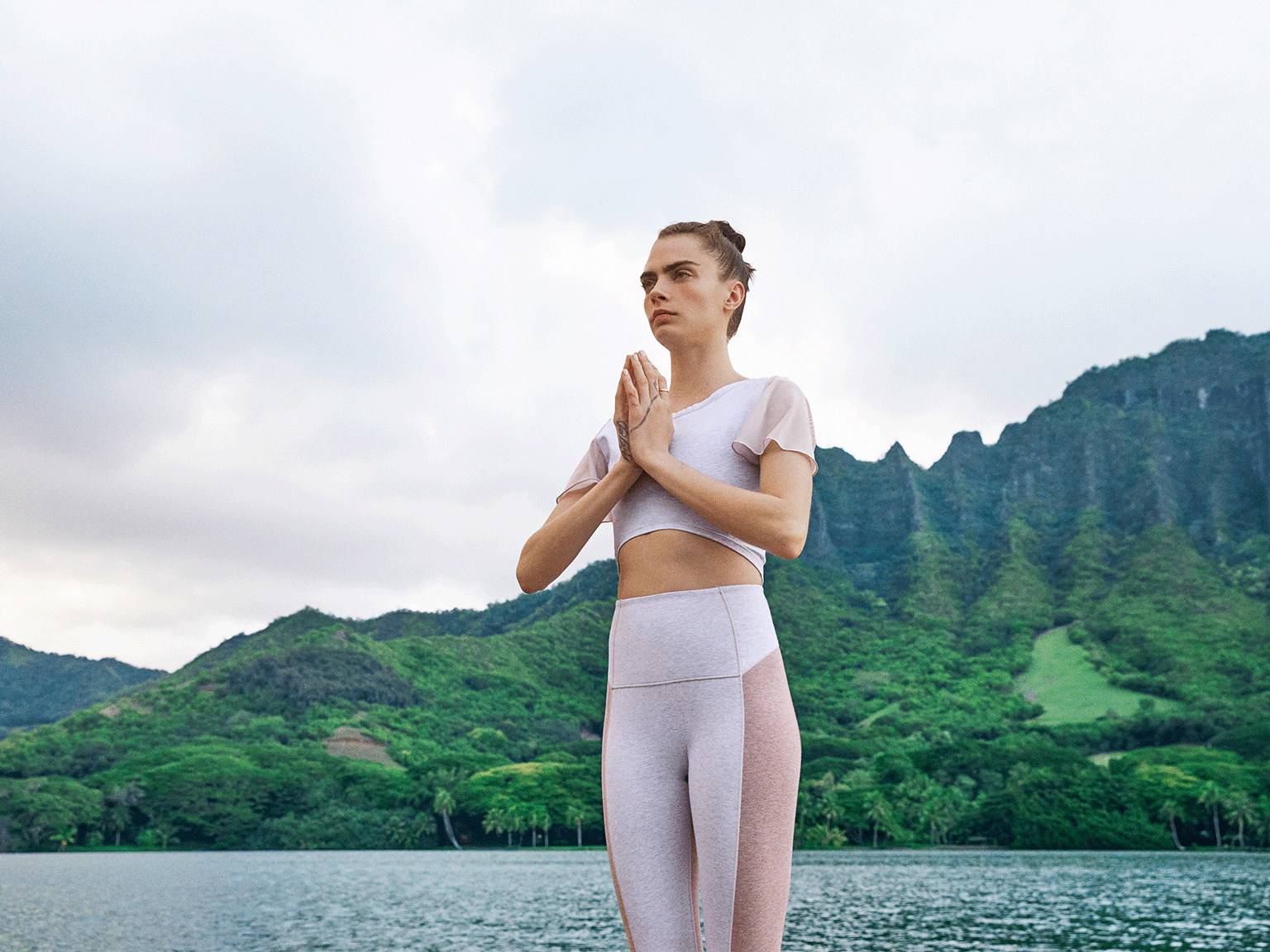 Cara Delevingne and Puma team up on a sustainable yoga clothing collection