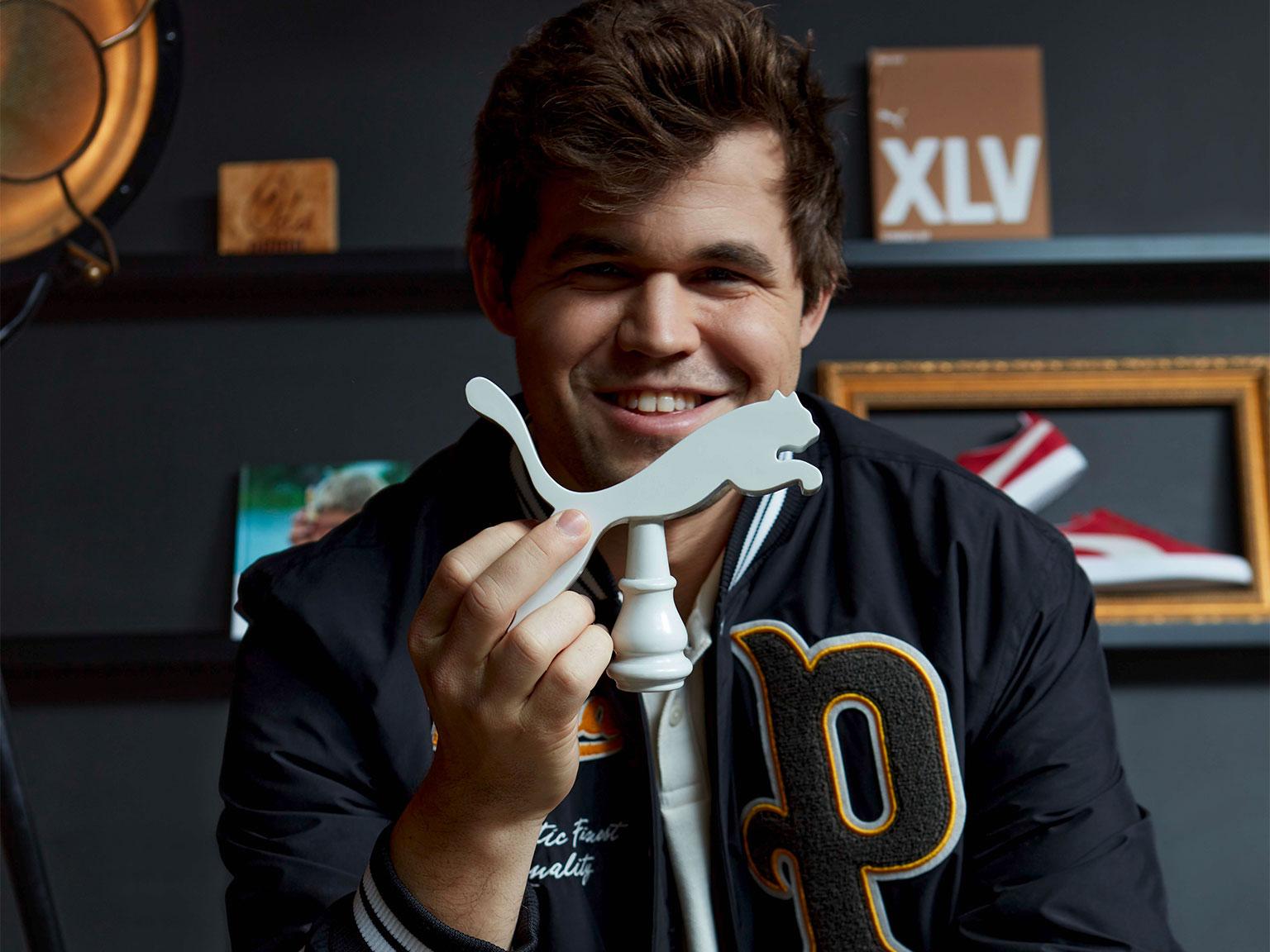 Puma faz equipa com Magnus Carlsen no Champions Chess Tour