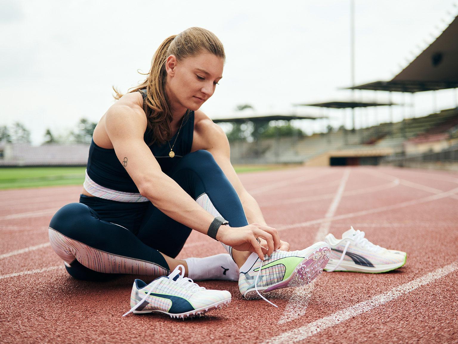 FASTER PUMA joins forces with Mercedes AMG Petronas F1 to create its fastest ever Track Field spikes PUMA