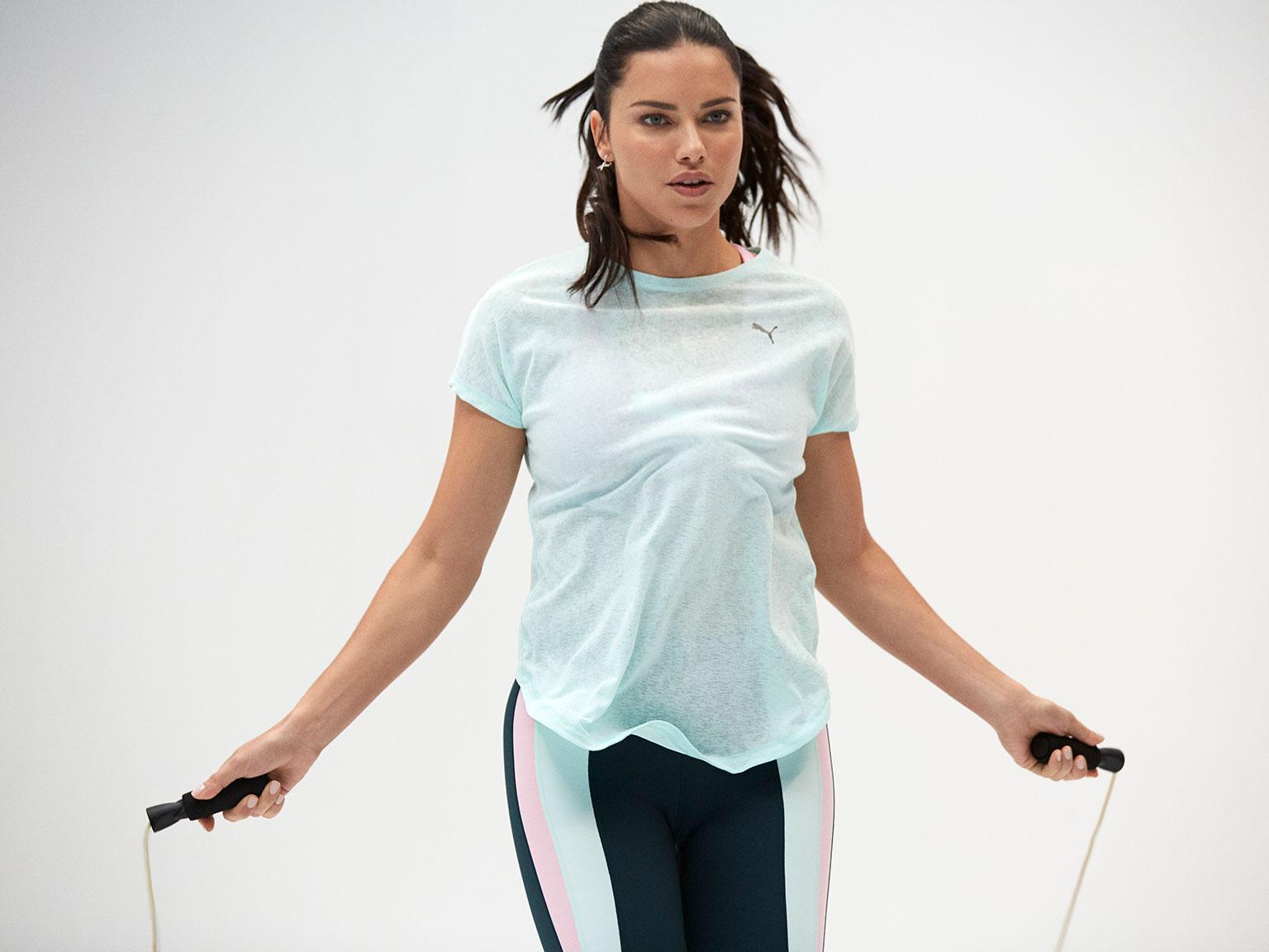 from runway to gym adriana lima joins the puma family PUMA