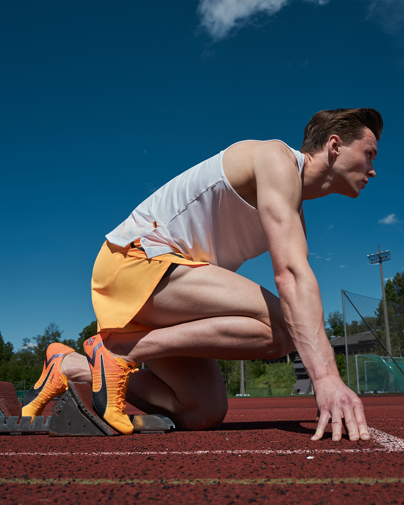 Stylish Athlete on Track