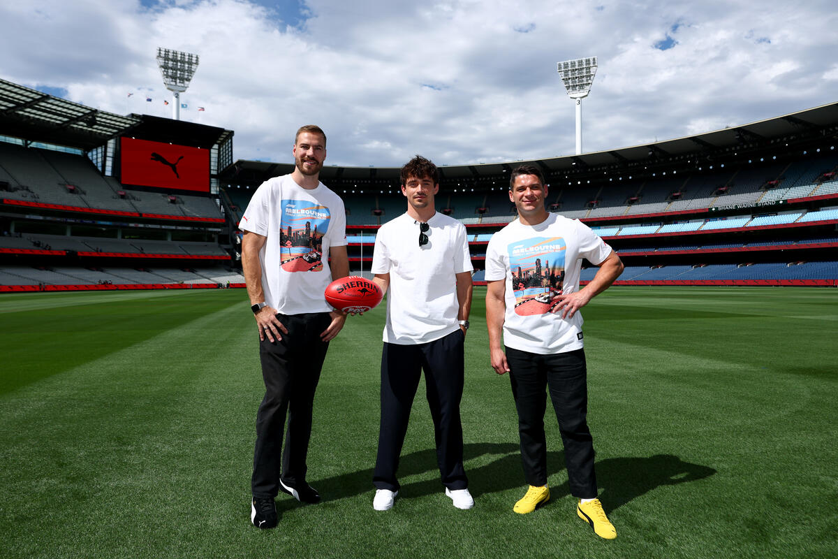 CHARLES LECLERC in MELBOURNE AT THE MCG