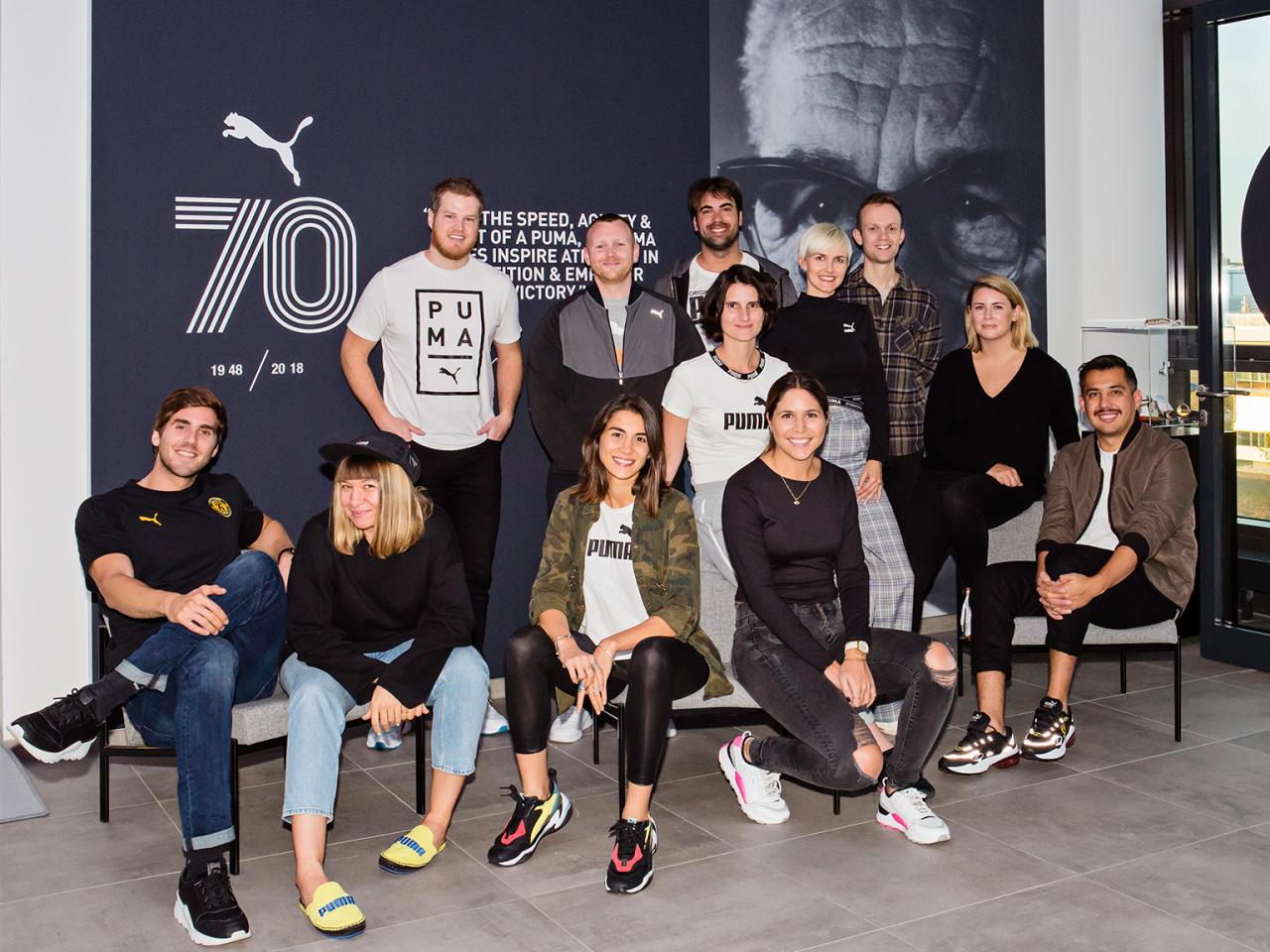 PUMA employees group image