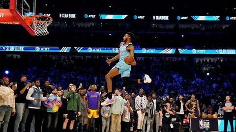 Derrick Jones Jr. bei Slam Dunk