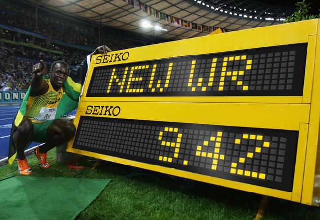 Usain Bolt New World Record